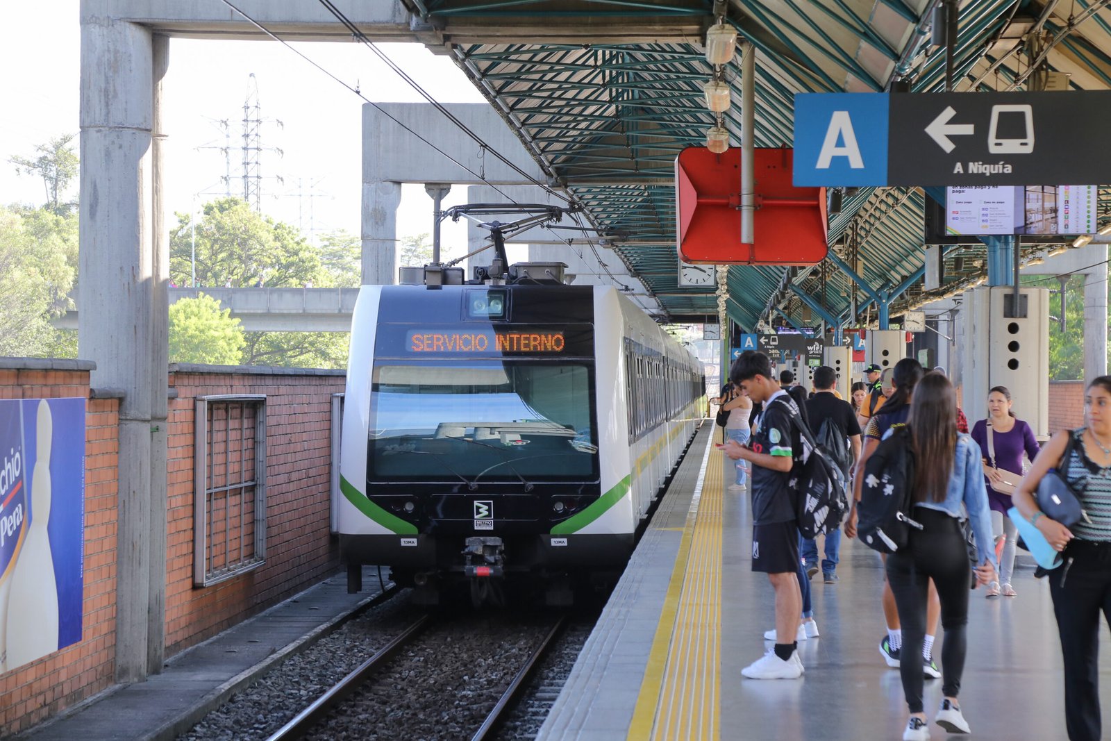 Estación de transporte masivo donde se aplica analítica predictiva de flujos